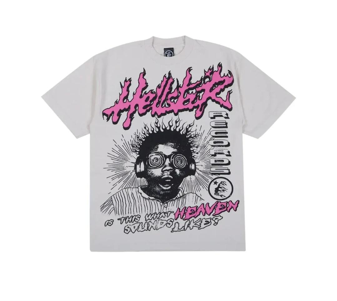 Hellstar Studios Sounds Like Heaven Tee Cream--- Authentic