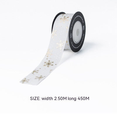Christmas Gift Gilding Ribbon Christmas Eve Gift Box Packaging Thread Belt
