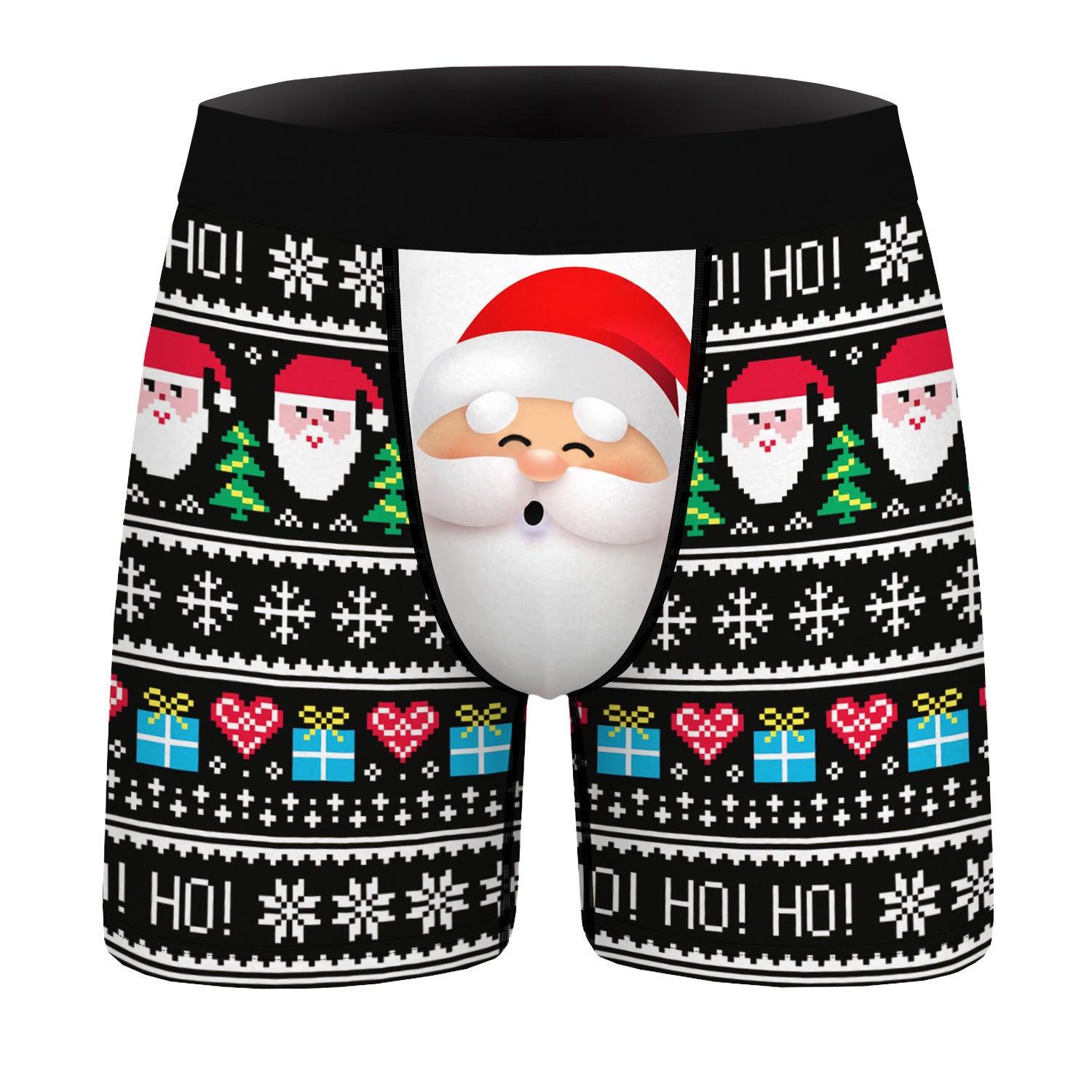 Christmas Snowman Digital Printing Men's Shorts