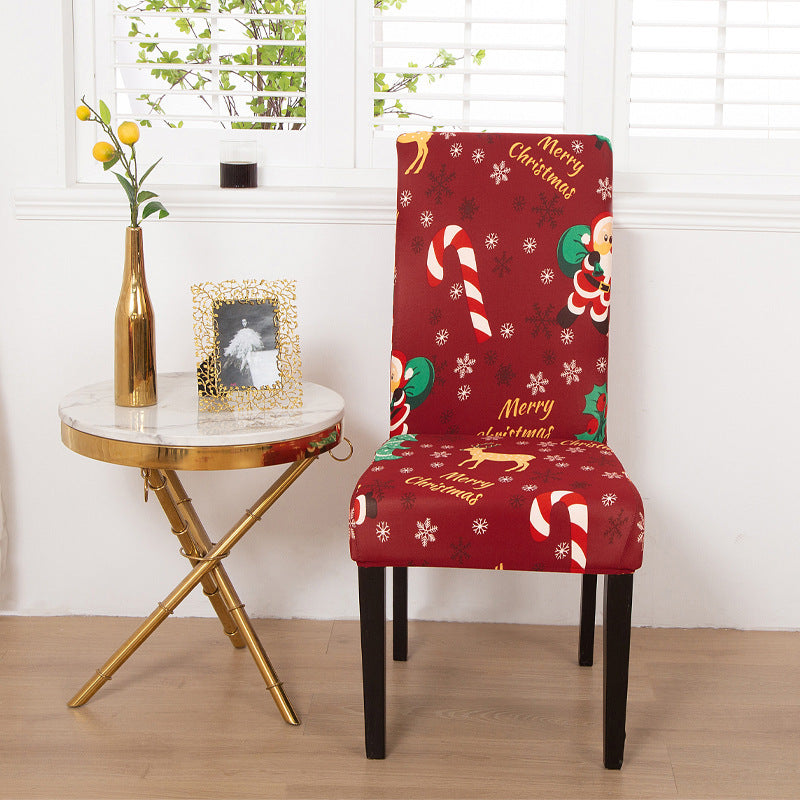 Christmas One-piece Office Chair Cover Modern Style