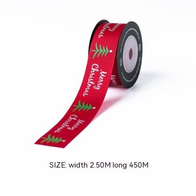Christmas Gift Gilding Ribbon Christmas Eve Gift Box Packaging Thread Belt