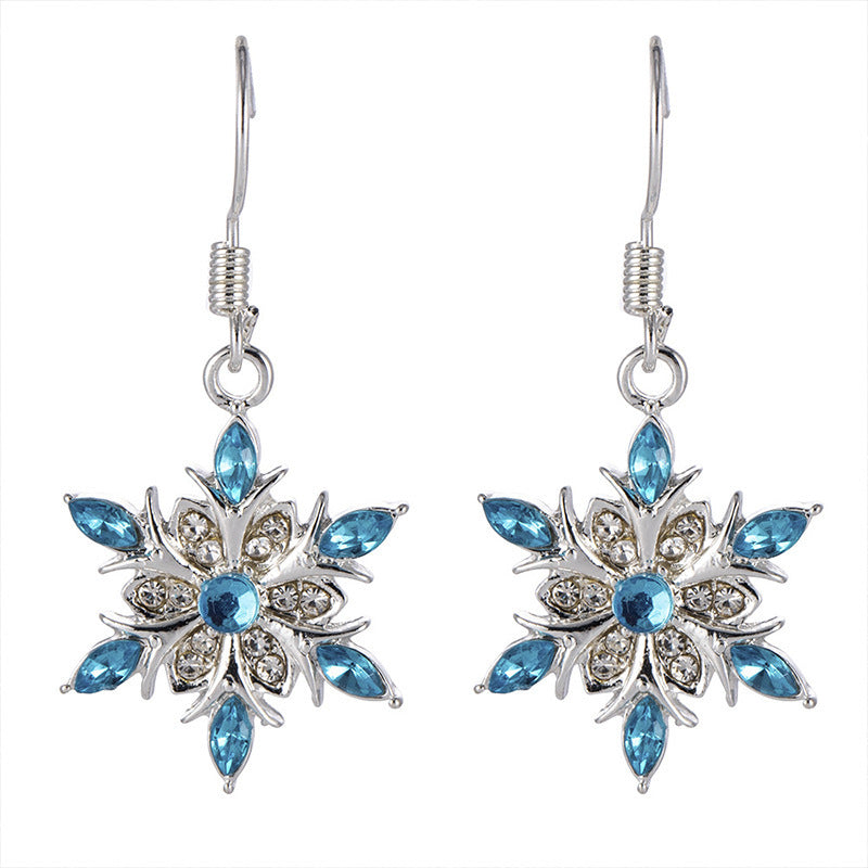 Jewelry Two Color Jeweled Earrings