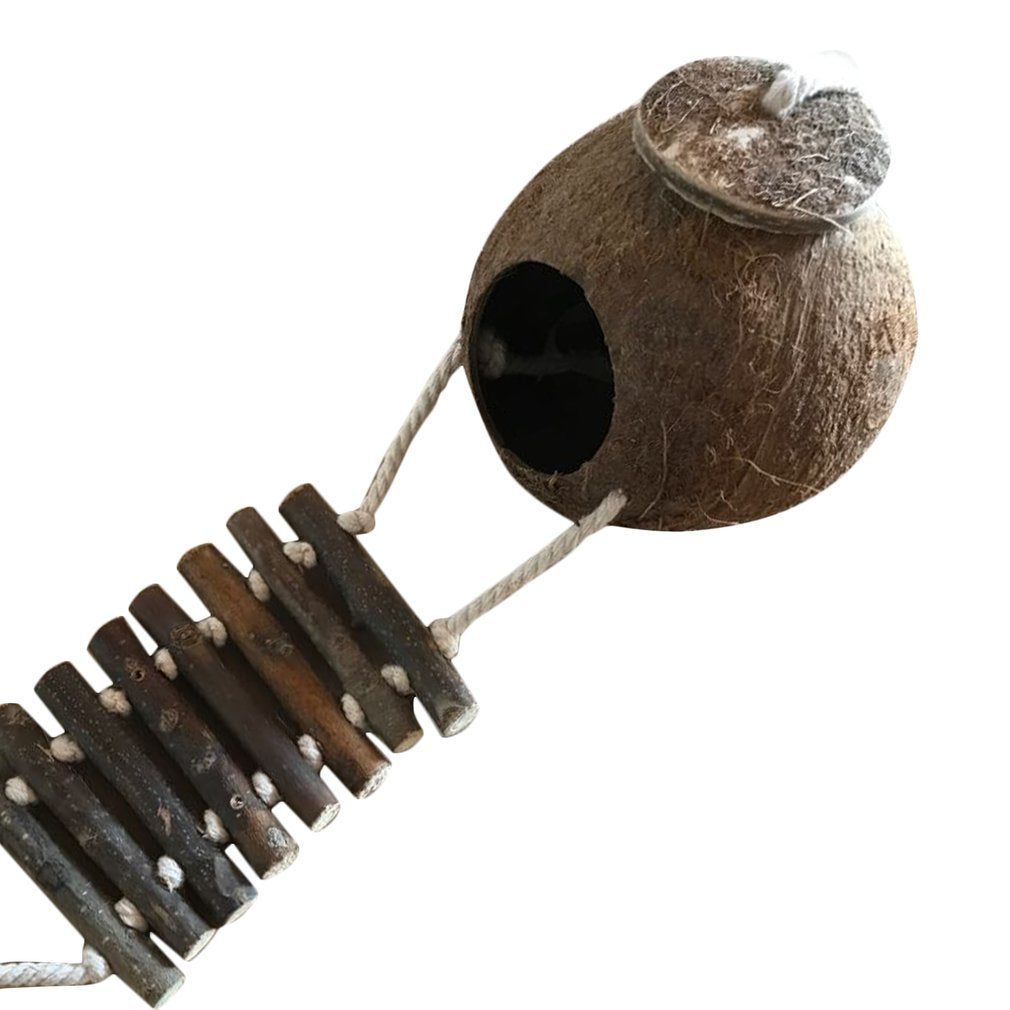 Parakeet Coconut Shell Bird's Nest