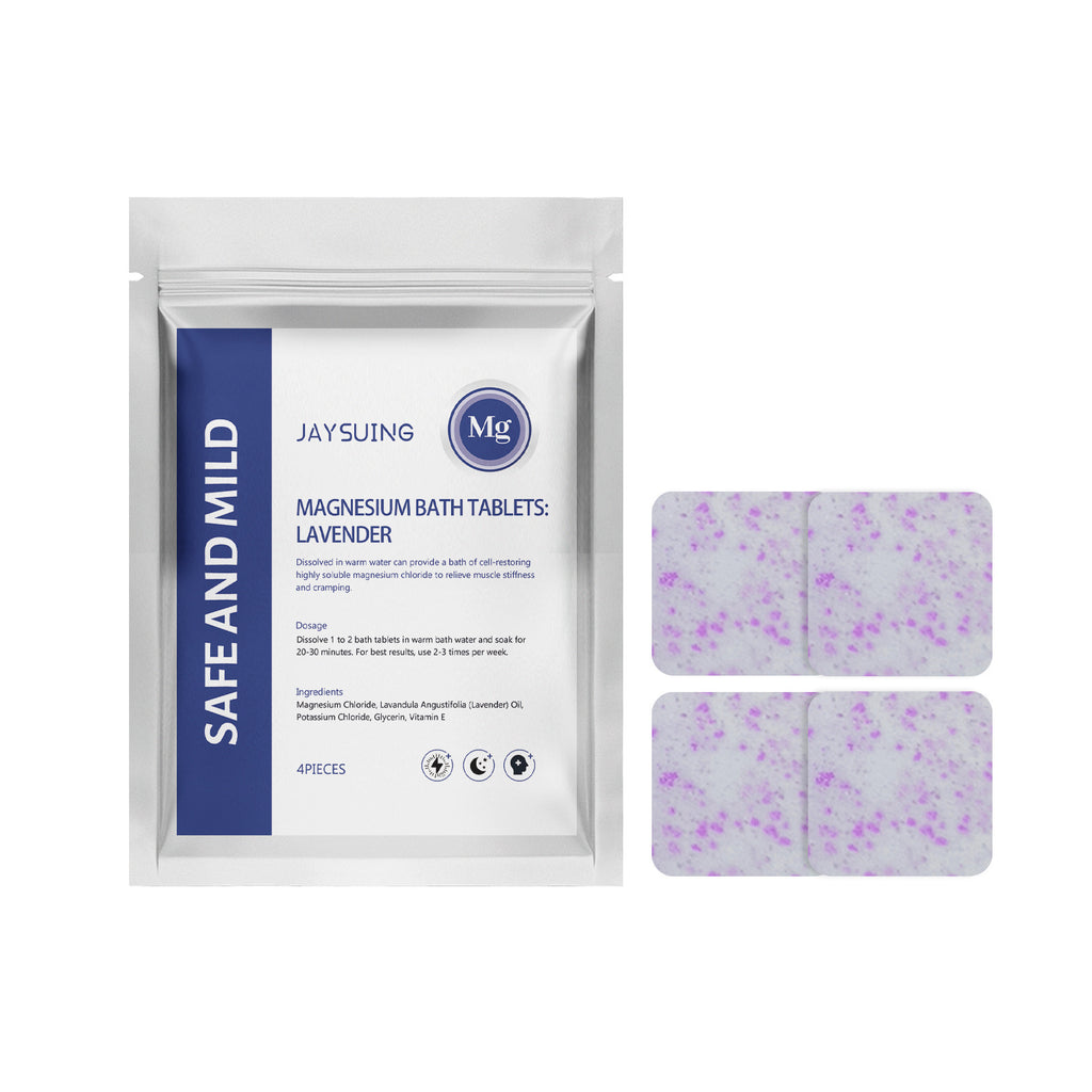 Lavender Magnesium Bath Sheet Nourishing Moisturizing Cleaning